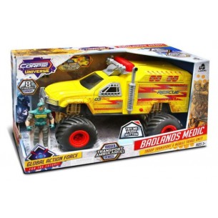 Ambulanza Cm 32 con Luci e Suoni + Personaggio Cm 8,5 e Accessori di Bg Import