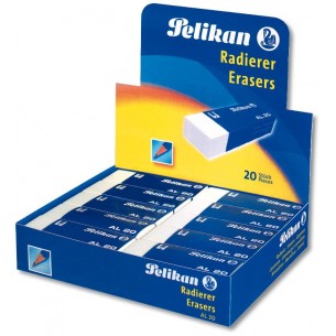 Display da 20 Gomme Bianche di Pelikan