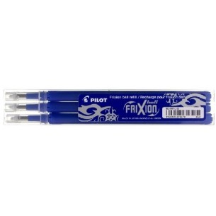 Set 3 Pz. Refill Frixion 0,7 Blu Bls-Fr7-L-S3 di Pilot
