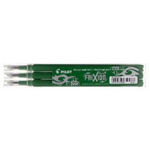 Set 3 Pz. Refill Frixion 0,7 Verde Bls-Fr7-G-S3 di Pilot