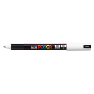 Poscapen Bianco Pennarello Uniposca Marker Ultra Fine 0,7 Mm di Osama