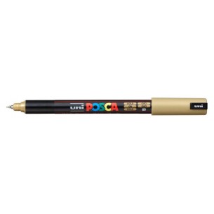 Poscapen Oro Pennarello Uniposca Marker Ultra Fine 0,7 Mm di Osama