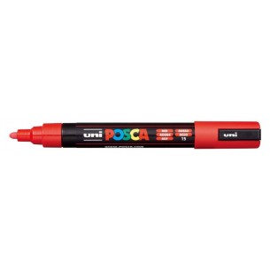 Posca Medio Rosso Pennarello Uniposca Marker Medio 2,5 Mm di Osama