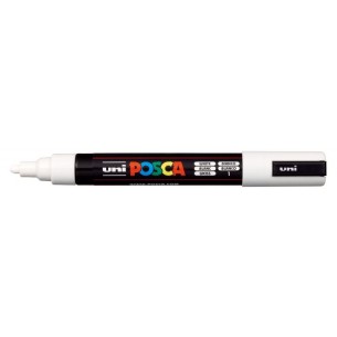 Posca Medio Bianco Pennarello Uniposca Marker Medio 2,5 Mm di Osama