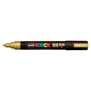 Posca Medio Oro Pennarello Uniposca Marker Medio 2,5 Mm di Osama