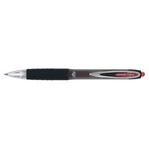 Penna ad Inchiostro Gel Tratto Fine 0,7mm (Linea 0,4mm) Colore Rosso - Confezione da 12 Pezzi di Osama
