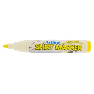 T-Shirt Marker Tessuto Giallo di Osama
