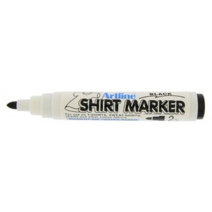 T-Shirt Marker Tessuto Nero di Osama