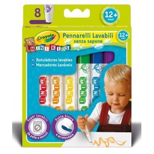 8 Colori Fibra Mini Kids di Crayola