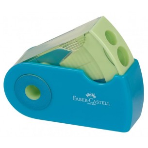 Temperamatite Sleeve 2 Fori con Mini Serbatoio di Faber-Castell