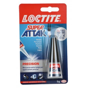 Blister Tubetto Super Attak 5 Gr - Espositore da 26 Pezzi di Henkel-Loctite