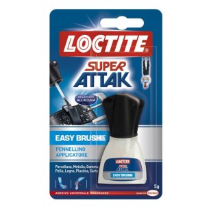 Confezione Super Attak da 5 Grammi con Pennellino di Henkel-Loctite
