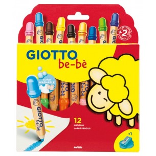 Astuccio 12 Matitoni Giotto Bebe' di Fila