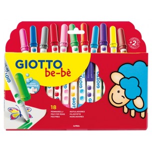 Giotto Be-Be' Astuccio 18 Pennarelli di Fila