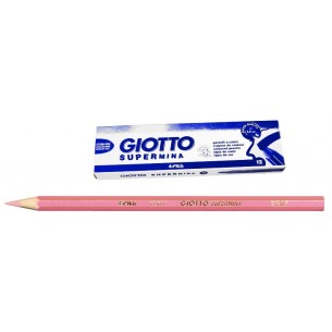 Giotto Supermina Rosa - Diametro Mina 3,8mm - Confezione da 12 Pezzi di Fila