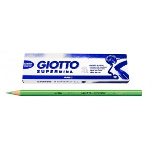Giotto Supermina Verde Cinabro - Diametro Mina 3,8mm - Confezione da 12 Pezzi di Fila
