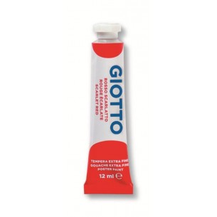 Tubo Tempera Giotto 12ml Rosso Scarlatto di Fila