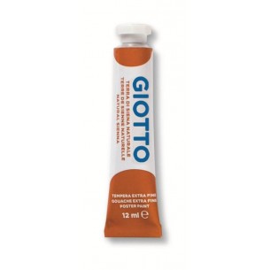 Tubo Tempera Giotto 12ml Terra di Siena Naturale di Fila