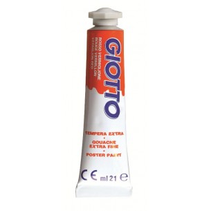 Tubo Tempera Giotto 21ml Rosso Vermiglione di Fila
