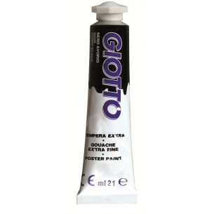 Tubo Tempera Giotto 21ml Nero di Fila