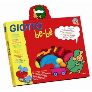 Giotto Be-Be' My First Creation Pasta per Giocare 3x100ml + Accessori di Fila