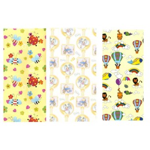 Pacco 5kg Carta 100x140 Assortita Bambini e Righe di Florio