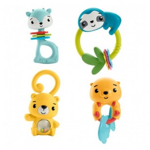 Sonaglini e Dentaruoli Animali Ass.To di Mattel Fisherprice