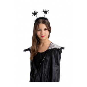 Cerchietto con Ragnetti e Marabout su Cartoncino di Carnival-Toys