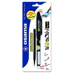 Blister Penna+Refil Ri-Scrivi Nero di Osama