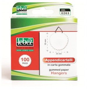 Appendicartello Gommato 100 Pz di Lebez