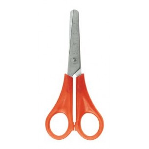 Forbice Punta Tonda 13,5cm - Espos. da 24 Pz - Centimetrata di Lebez