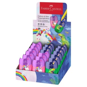 Esp 18 Temperamatite Assortiti Unicorno + Dinosauro di Faber-Castell