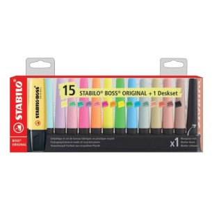Set Scrivania 15 Stabilo Boss
