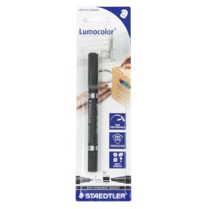 Lumocolor Duo in Blister 1 Pz Doppia Punta Tonda+Scalpello di Staedtler