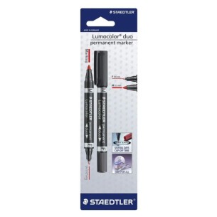 Lumocolor Duo in Blister 1 Pz Doppia Punta Tonda di Staedtler