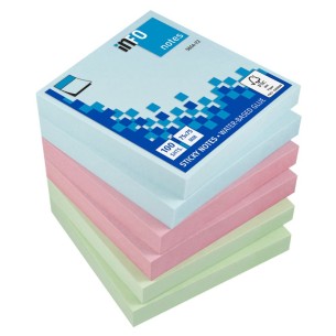 Pastel St.Notes Ass. 75x75 6 di Bluekover.Com Srl