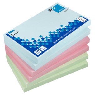 Pastel St.Notes Ass.125x75 6 di Bluekover.Com Srl
