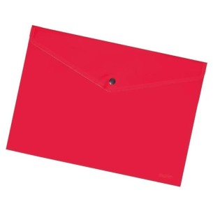 Bust.Botton.A4 Trasparente Rosso di Bluekover.Com Srl