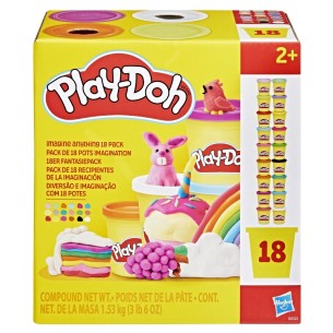 Pd 18 Vasetti 85 Gr di Hasbro Play-Doh