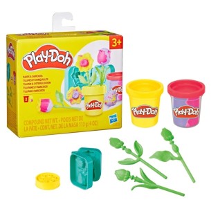Pd Lil Flowers Ast Ns di Hasbro Play-Doh