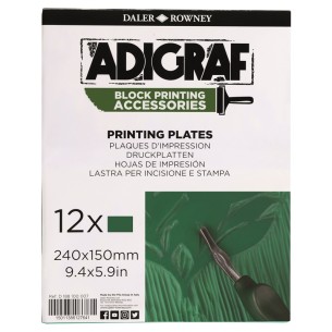 Adigraf Lastra 240x150mm - Confezione 12 Lastre di Fila