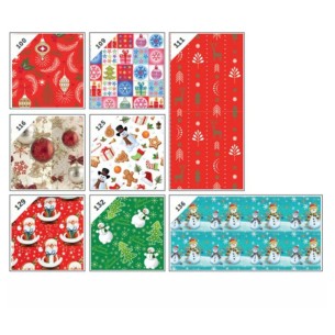 Rotolo Carta Regalo Misura 70x500 Fantasia Natale di Florio