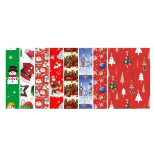 Rotolo Carta Regalo Misura 70x500 Fantasia Natale di Florio