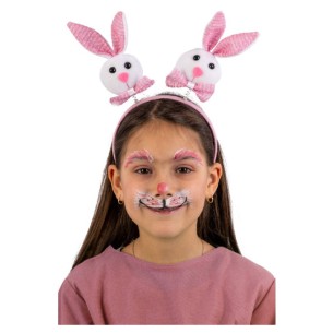 Cerchietto con Coniglietti Rosa con Cavallotto di Carnival-Toys