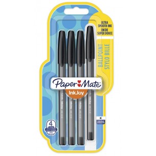 Papermate Inkjoy Blister 4 Penne a Sfera Colore Nero