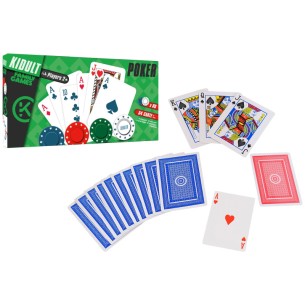 Set Poker C/Mazzo Carte e Fiches di Globo