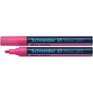 Marcatore a Gesso Liquido Schneider Colore Rosa/Fucsia - Tratto 2-3mm di Caimi