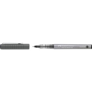 Penna Roller Free Ink Punta Fine 0.7mm Colore Nero di Faber-Castell