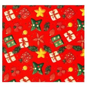 Bobina Carta Bobina Carta Regalo 250mtx100h Natale Generico di Florio