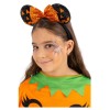 Cerchietto Topolina Zucchette con Fiocco Arancione su Cartoncino di Carnival-Toys